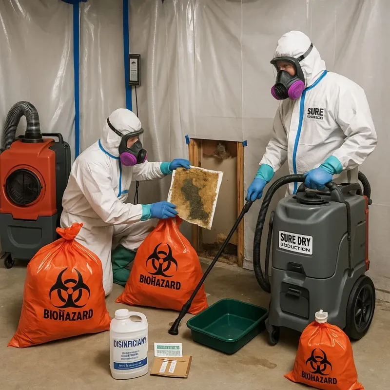 Contaminated Water Handling Protocols process in Bensley, VA