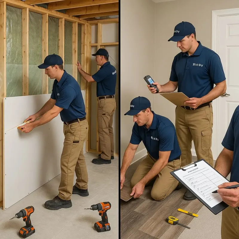 Repairs and Reconstruction process in Bensley, VA